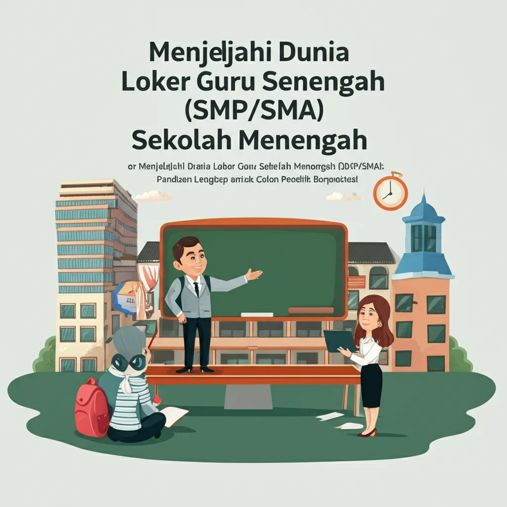 Loker Guru Sekolah Menengah